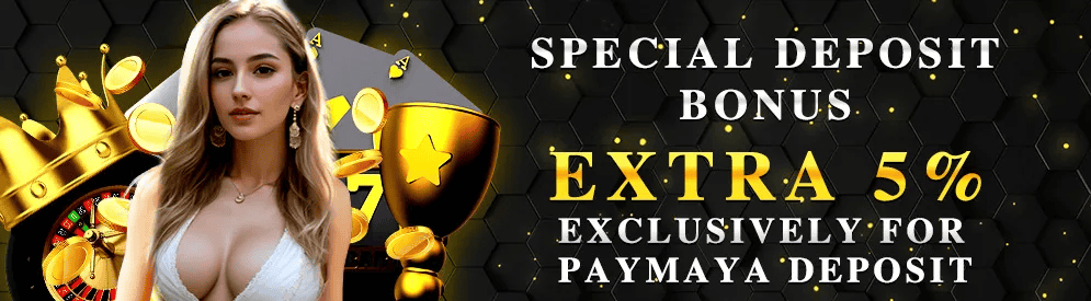 Deposit via PAYMAYA, get Instant 5% Bonus